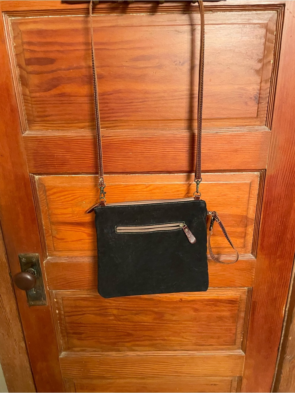 Myra Bag Tincture Crossbody features hand-tooled leather - Picture 4 of 6